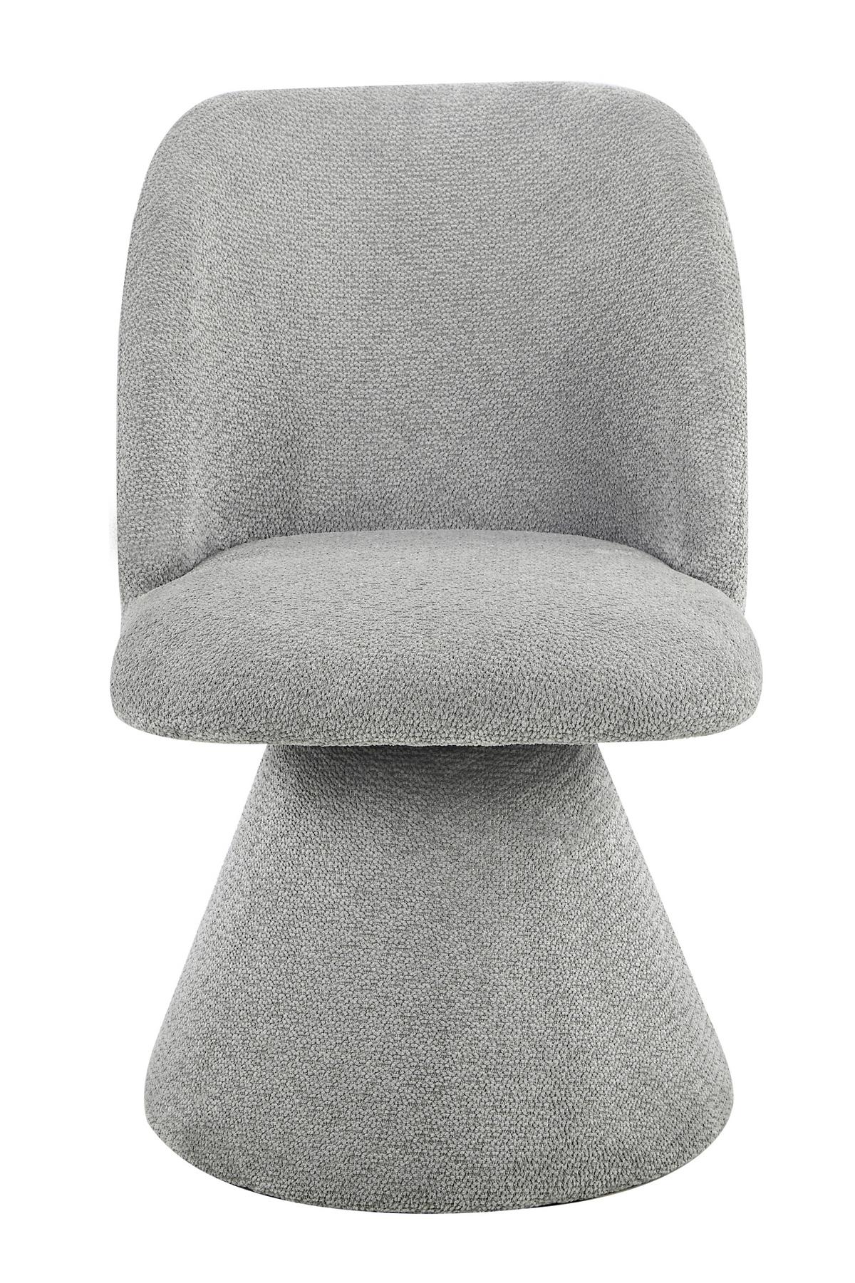 STUHL-SET BARI II S 2ER-SET - Grau, MODERN, Textil/Metall (54/84/61cm) - MID.YOU