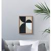VÄGGDEKORATION CLEA - beige/ljusbrun, Basics, papper/trä (30/40/1,5cm) - Modern Living