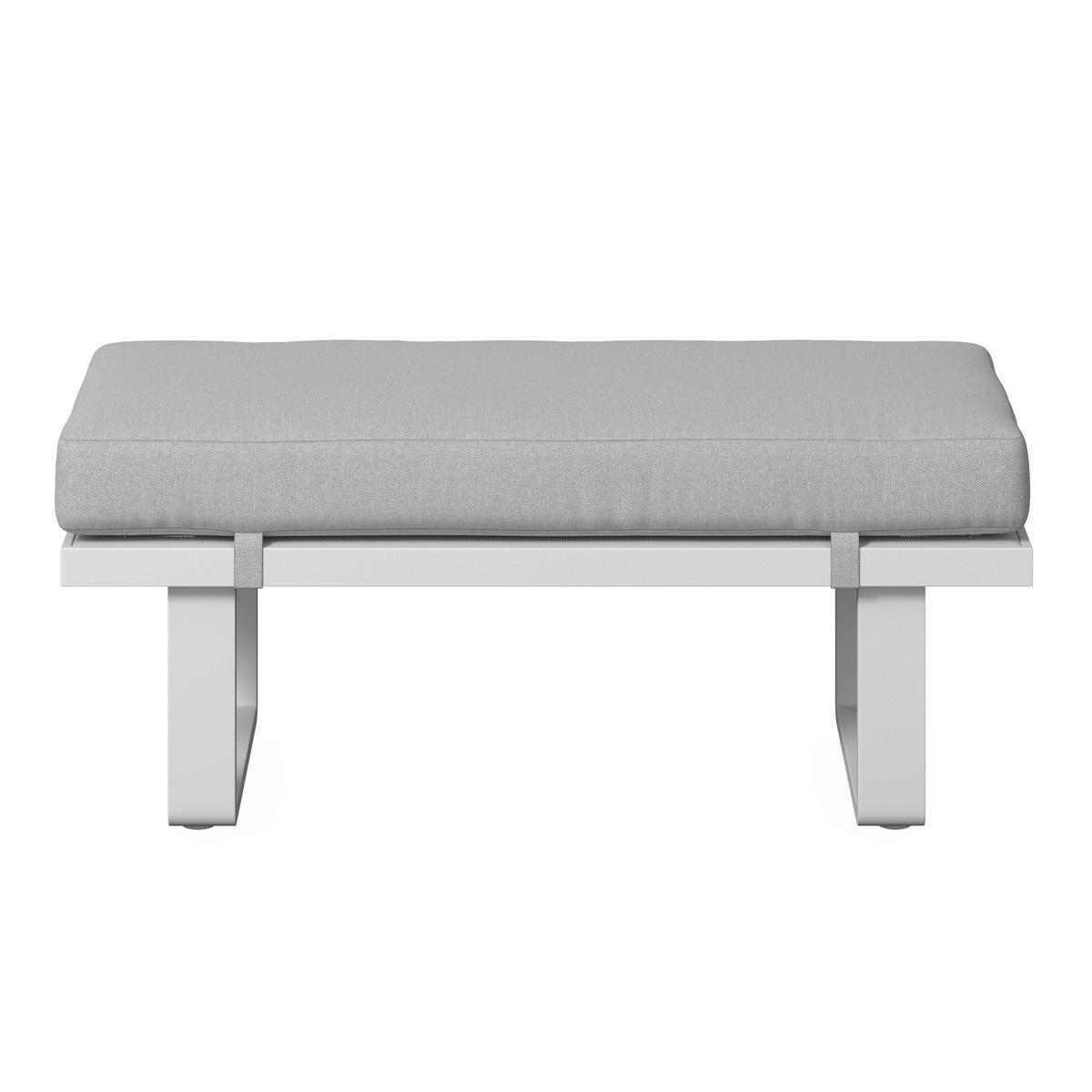 Dining-Loungeset Leandra Hellg Outdoorstoff/Metall/Polywood - Dunkelgrau/Hellgrau, MODERN, Kunststoff/Textil - Bessagi Garden