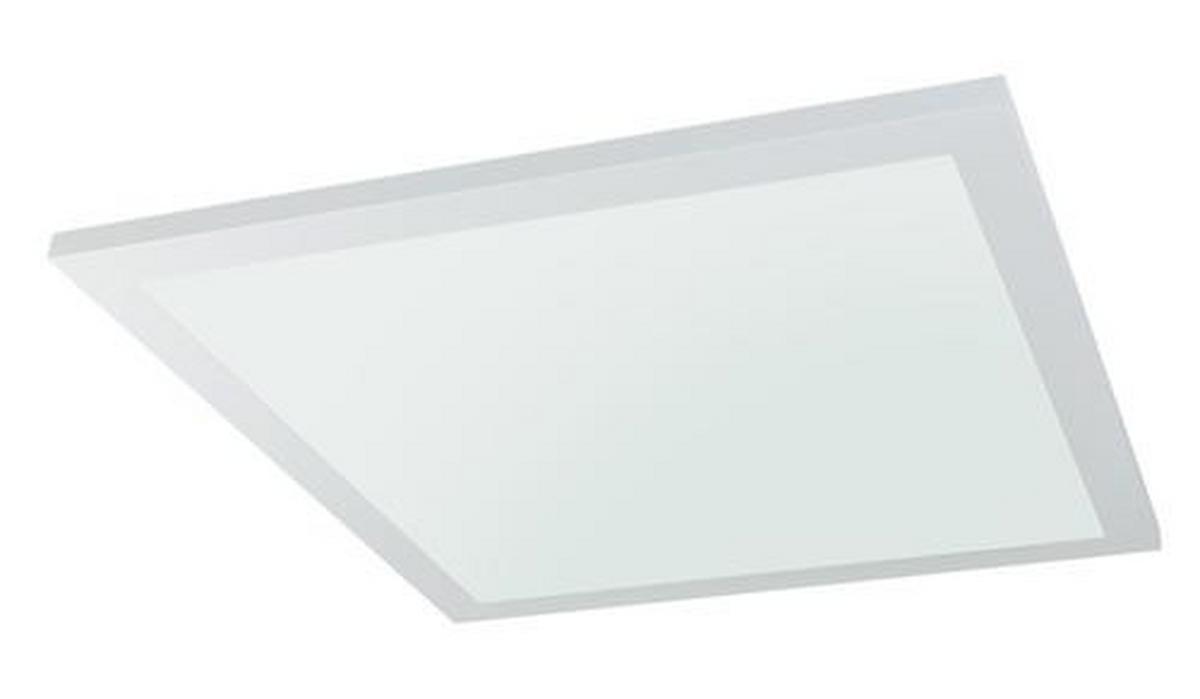 LED-Deckenleuchte Rosi max. 30 Watt - Weiß, Kunststoff/Metall (45/45/4,5cm)