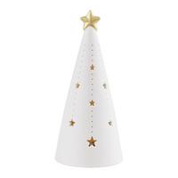 Dekobaum Weiss Matt - Weiss, Konventionell, Keramik (8,8/21,5cm) - Modern Living
