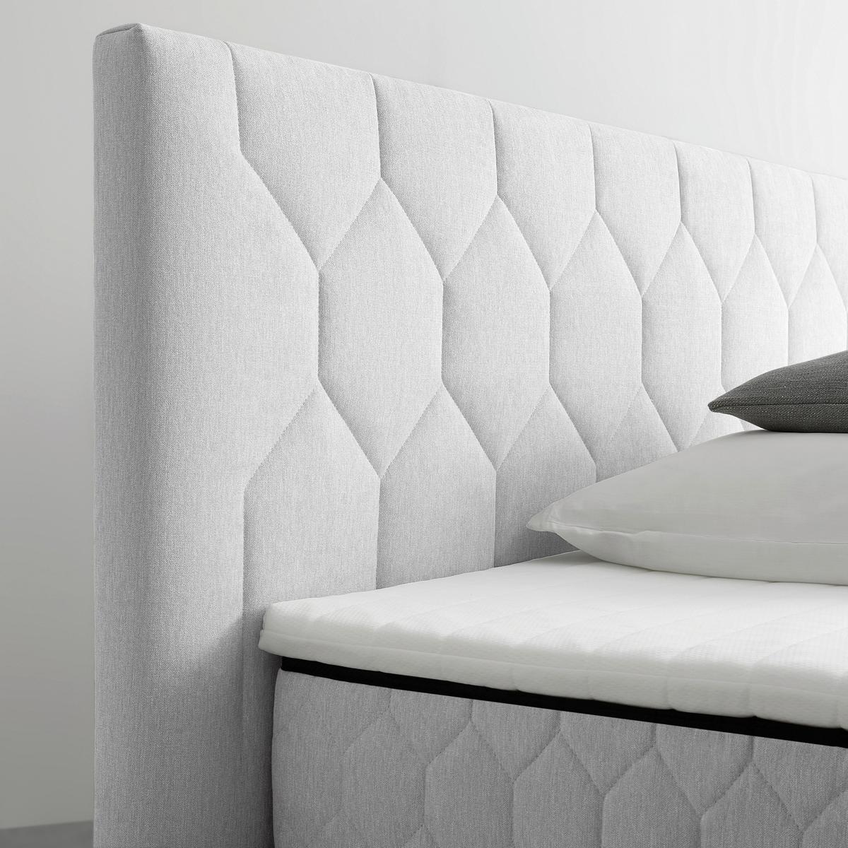 Postelja Z Vzmetnico Maya, Bež, 180x200 - črna/bež, Konvencionalno, umetna masa/tekstil (180/200cm) - Mömax