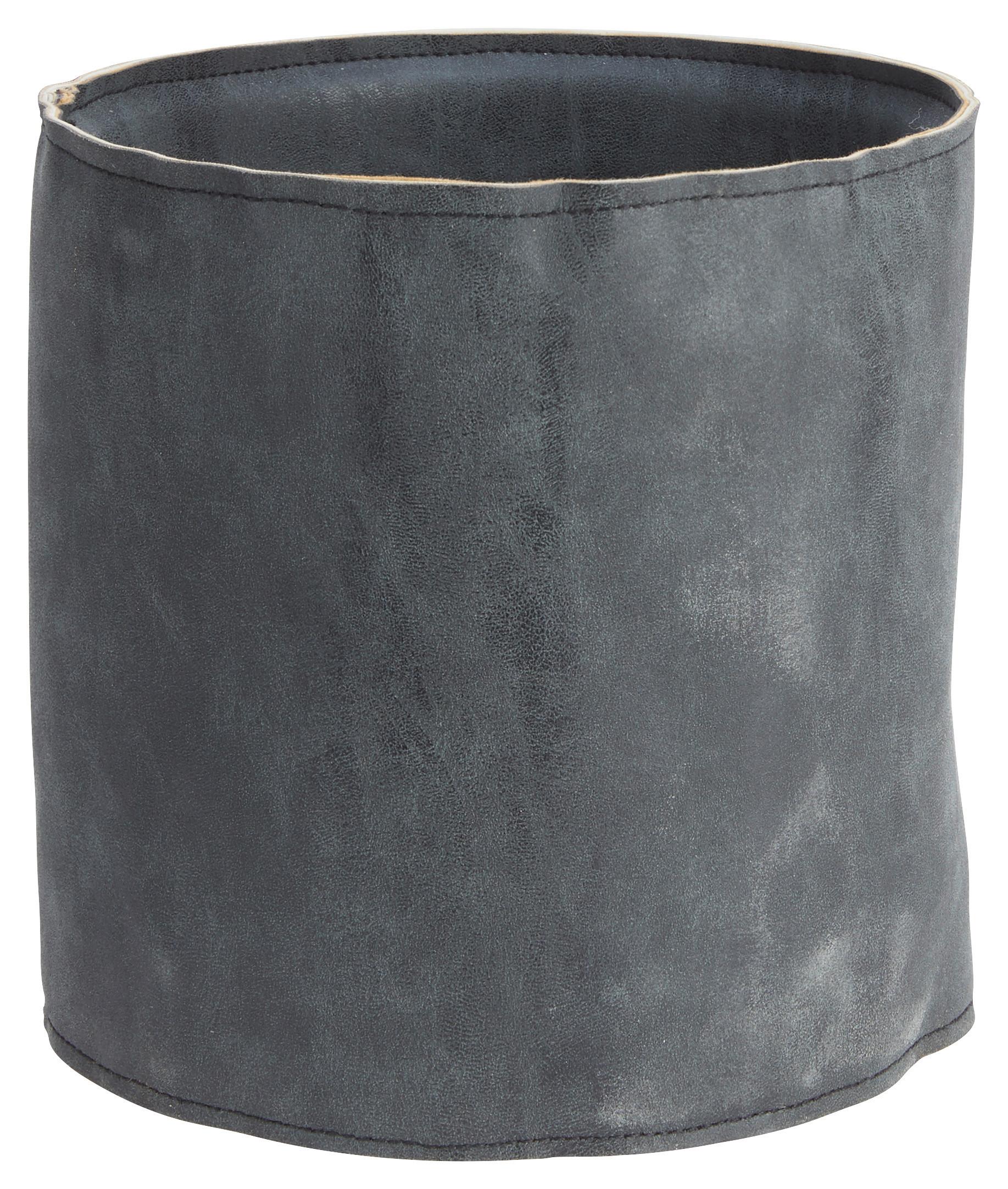 Cvetlični Lonček Mette - L - siva, umetna masa/tekstil (15,5/16cm) - Modern Living