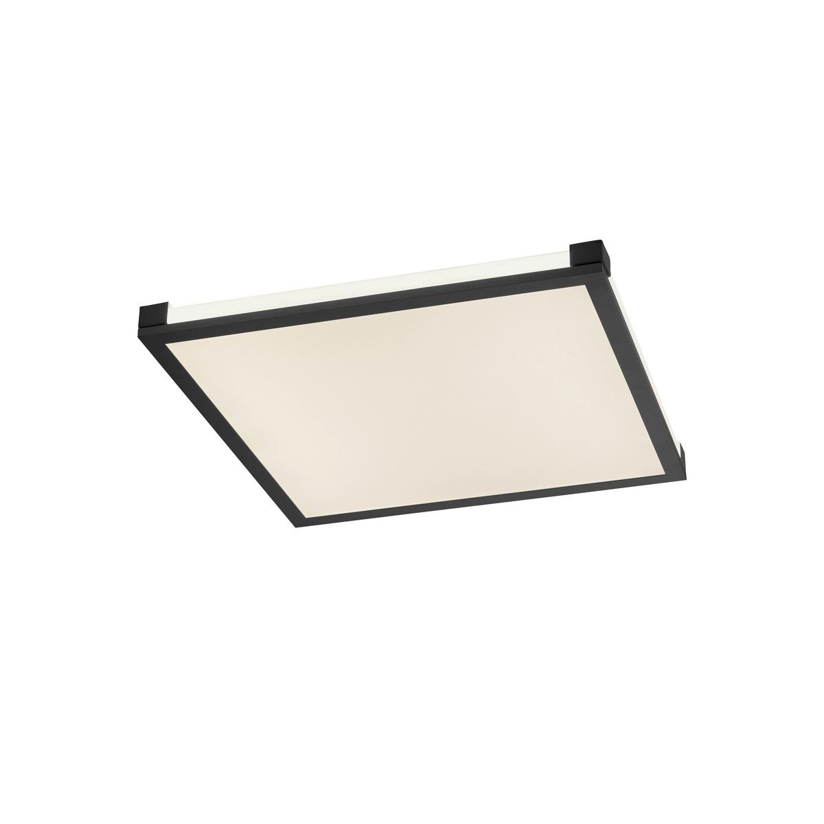 LED-Paneel Mario Schwarz max. 24 Watt - Schwarz, Basics, Kunststoff/Metall (45/45/7,1cm)