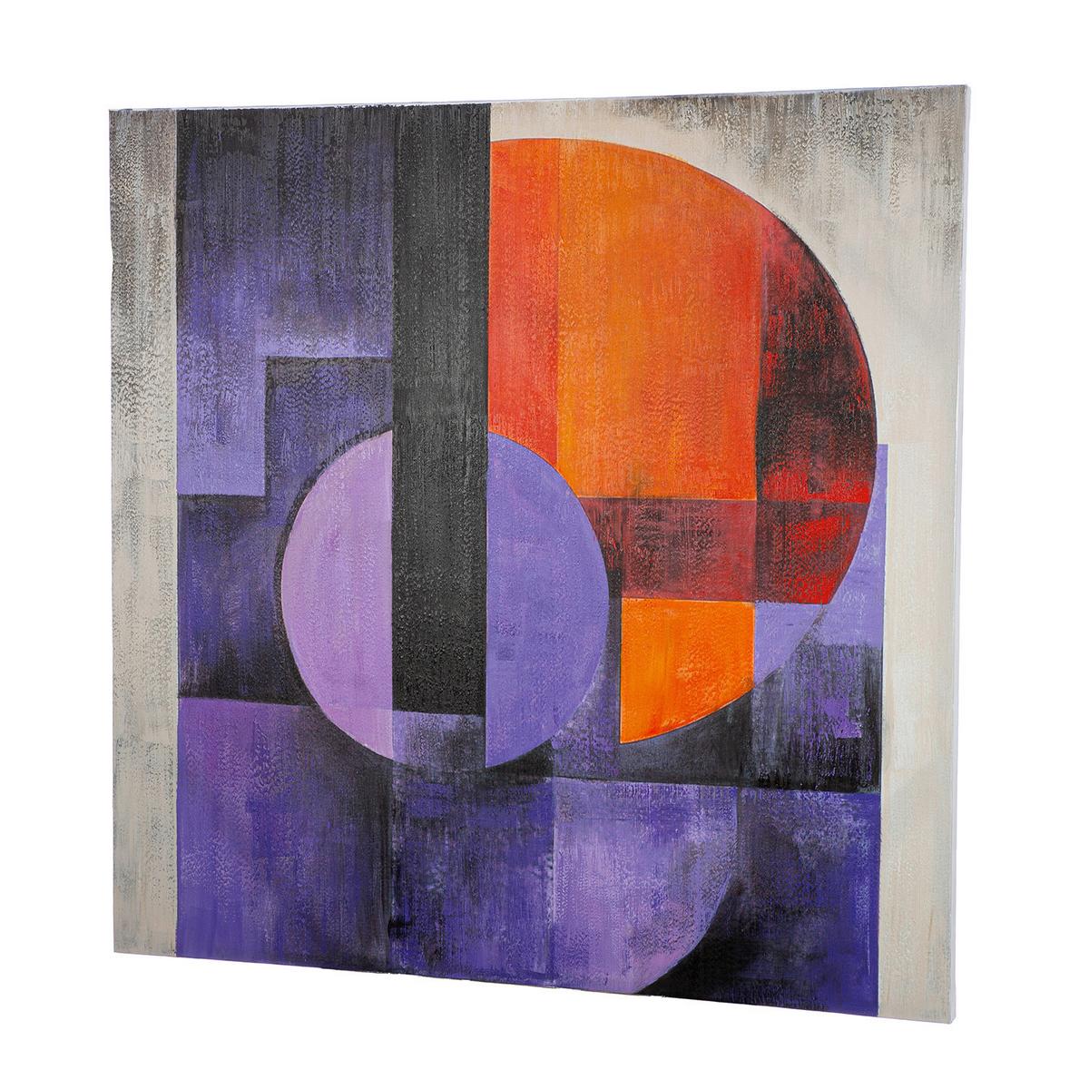 Leinwand Clune Multicolor - Multicolor, Basics, Textil (100/100/3,5cm)