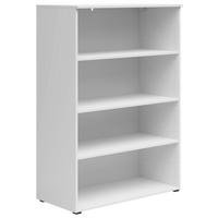 Regal Multistauraum - bela/antracit, Moderno, umetna masa/leseni material (80/115/40cm) - Premium Living
