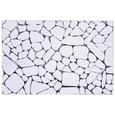 Teppich Digitaldruck Kiesel 70x130cm - Dunkelgrau/Hellgrau, Textil (70/130cm) - Mömax modern living
