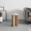 SIDOBORD MATERA -TREND - naturfärgad, Modern, trämaterial/sten (34/54cm) - Premium Living