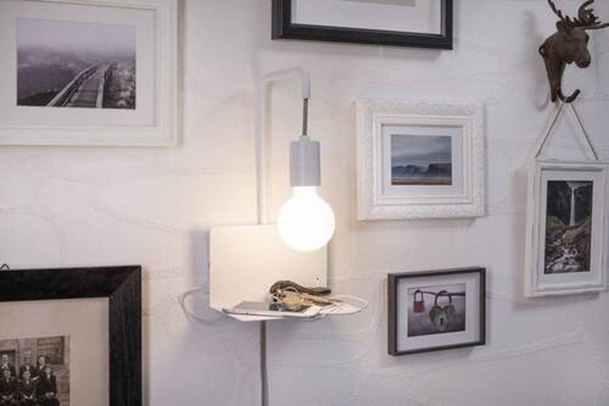 LED-Wandleuchte Calvani in Weiß max. 40 Watt - Weiß, Basics, Metall (20/35cm) - Paulmann