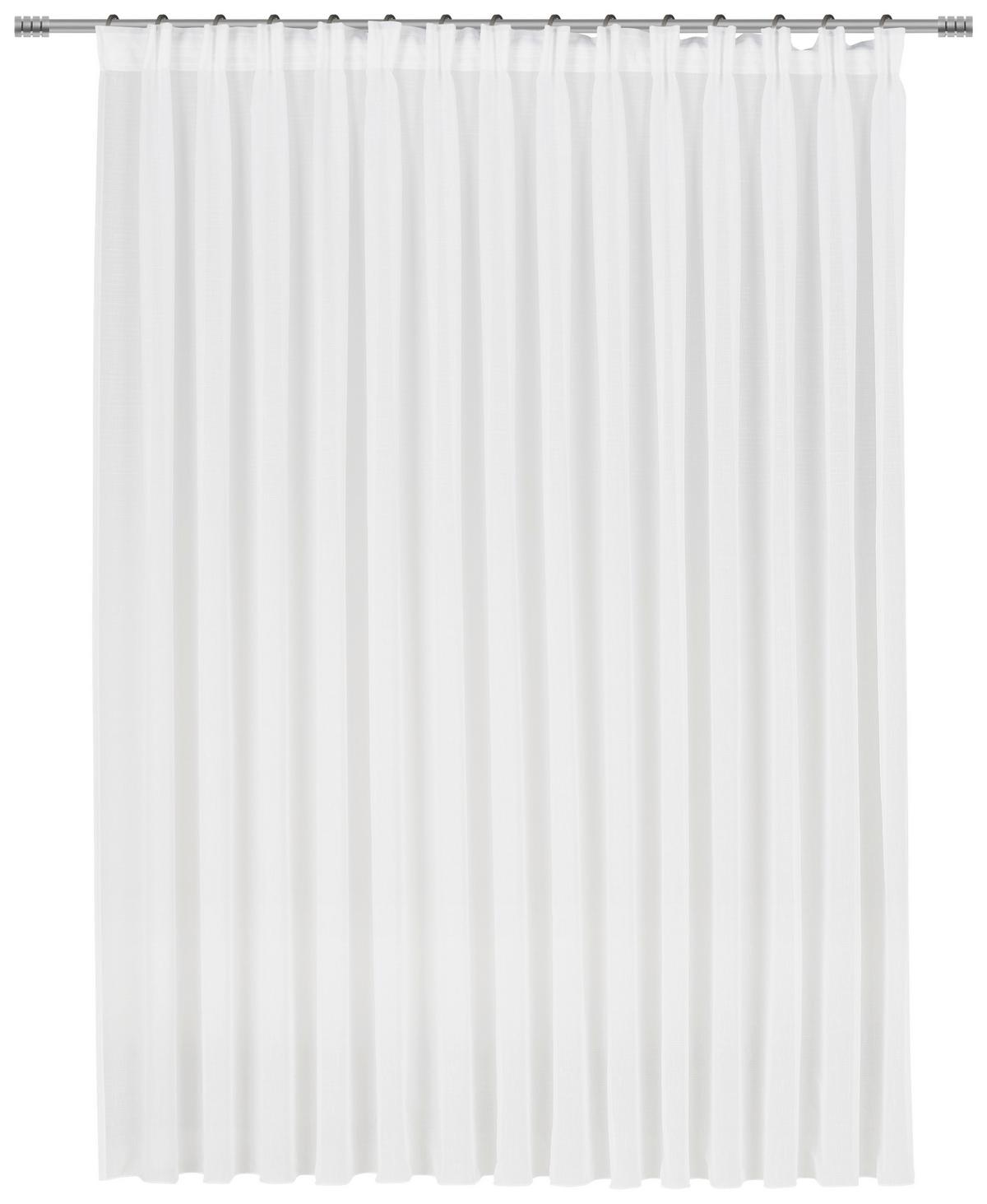 FIRANA GOTOWA LEONIE - biały, Basics, tkanina (300/120cm) - Esposa