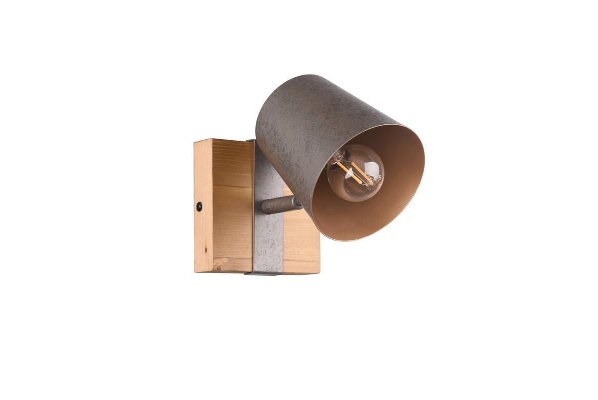 Wandleuchte Bell in Nickelfarben max. 25 Watt - Nickelfarben, Design, Metall (11/11/23,2cm) - Trio Leuchten