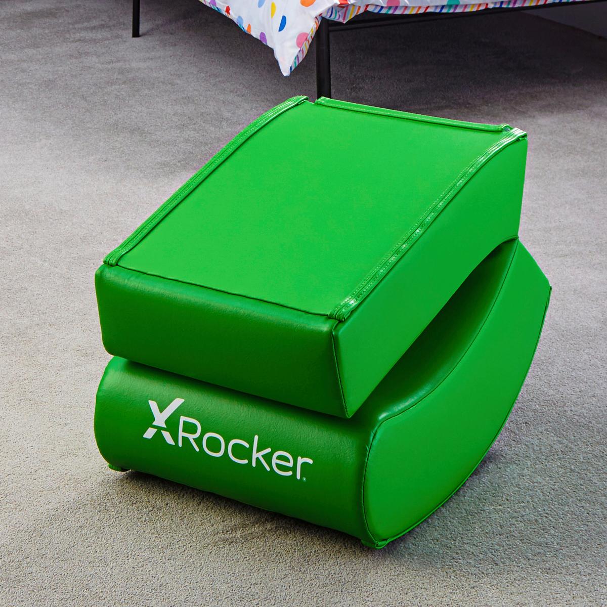 Gamingsessel Nintendo ca. 41x65x84,5cm Grün Super Mario - Grün, MODERN, Leder/Holzwerkstoff (41/65/84,5cm) - X Rocker