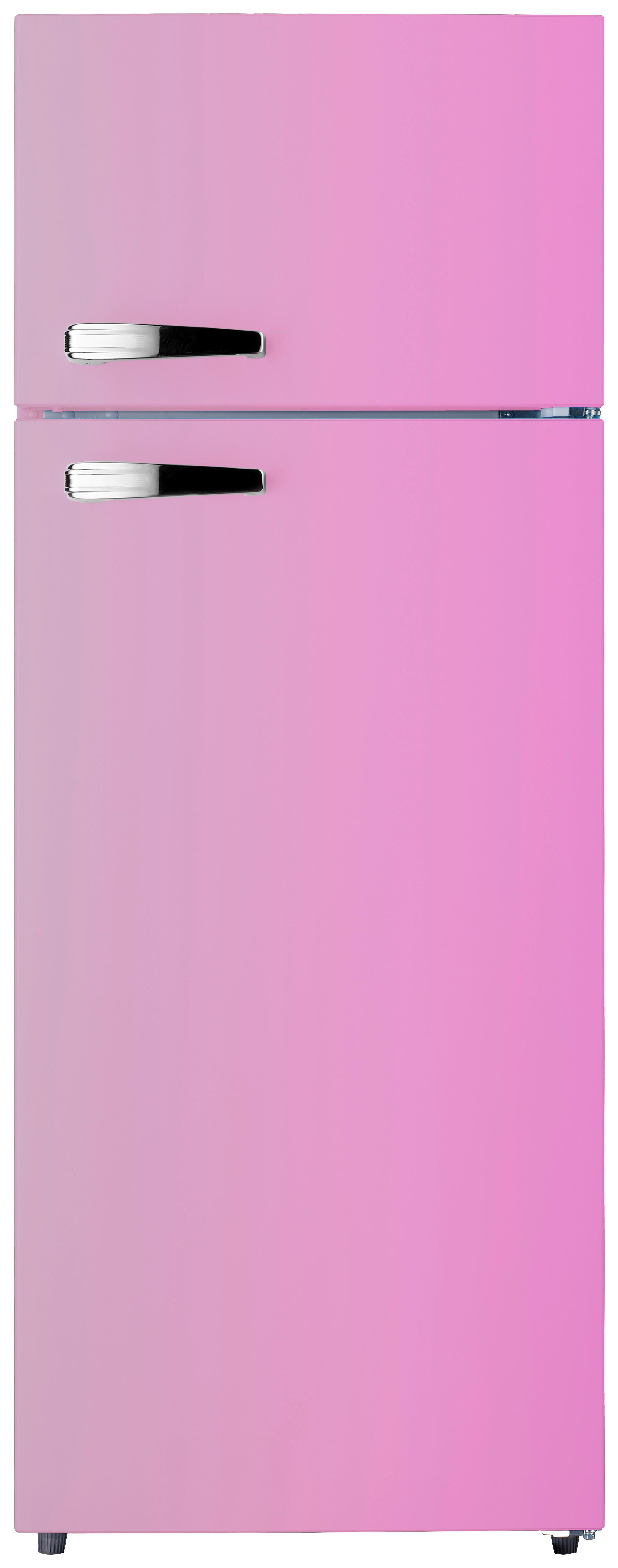 Kühl-Gefrier-Kombination GK210-2 SP in Pink - Pink, Trend, Kunststoff/Metall (54/143/54,5cm) - PKM