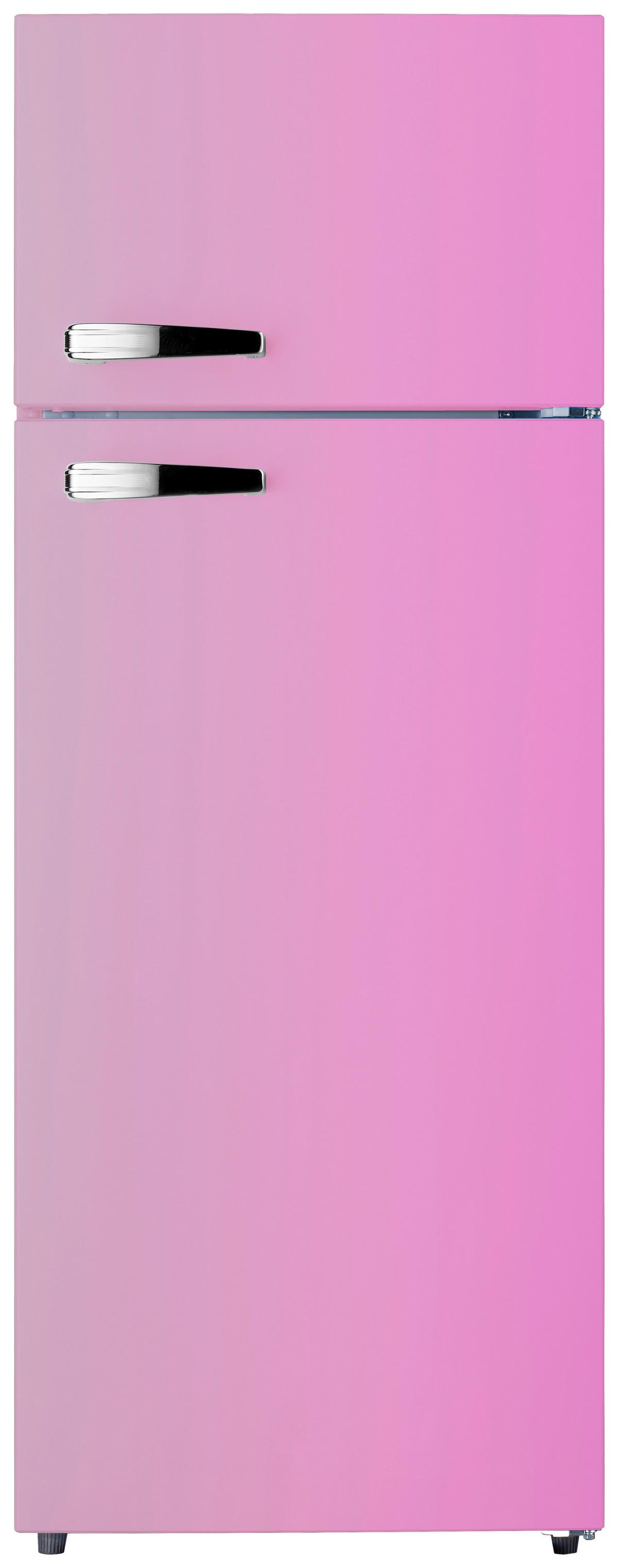 Kühl-Gefrier-Kombination GK210-2 SP in Pink - Pink, Trend, Kunststoff/Metall (54/143/54,5cm) - PKM