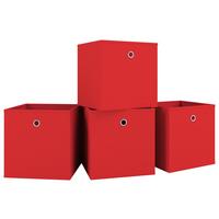 Faltbox 4er-Boxas - Rot, Basics, Kunststoff (27/28/27cm) - MID.YOU