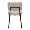 STOL ELIA - beige/svart, Modern, metall/trä (56/85/47cm) - Bessagi Home