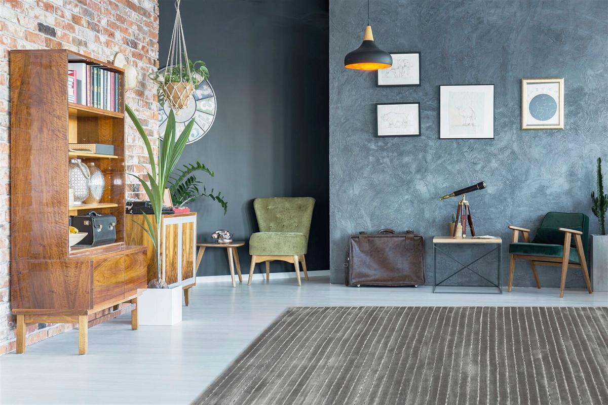 Flachwebeteppich Prime 110 Silber/multi 80x150 - Silberfarben/Multicolor, Basics, Textil (80/150cm) - Kayoom