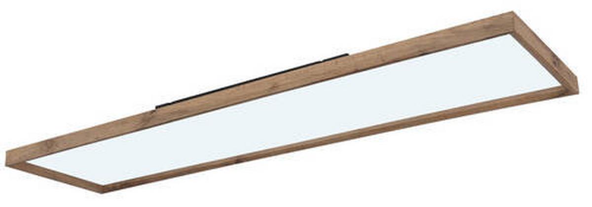 Stropna Led-svetilka Carla, S Sijalko - bela/opal, Natur, kovina/umetna masa (120/30/8,5cm) - Globo