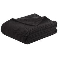 Kuscheldecke Luca in Schwarz ca. 130x170cm - Schwarz, Modern, Textil (130/170cm) - Premium Living