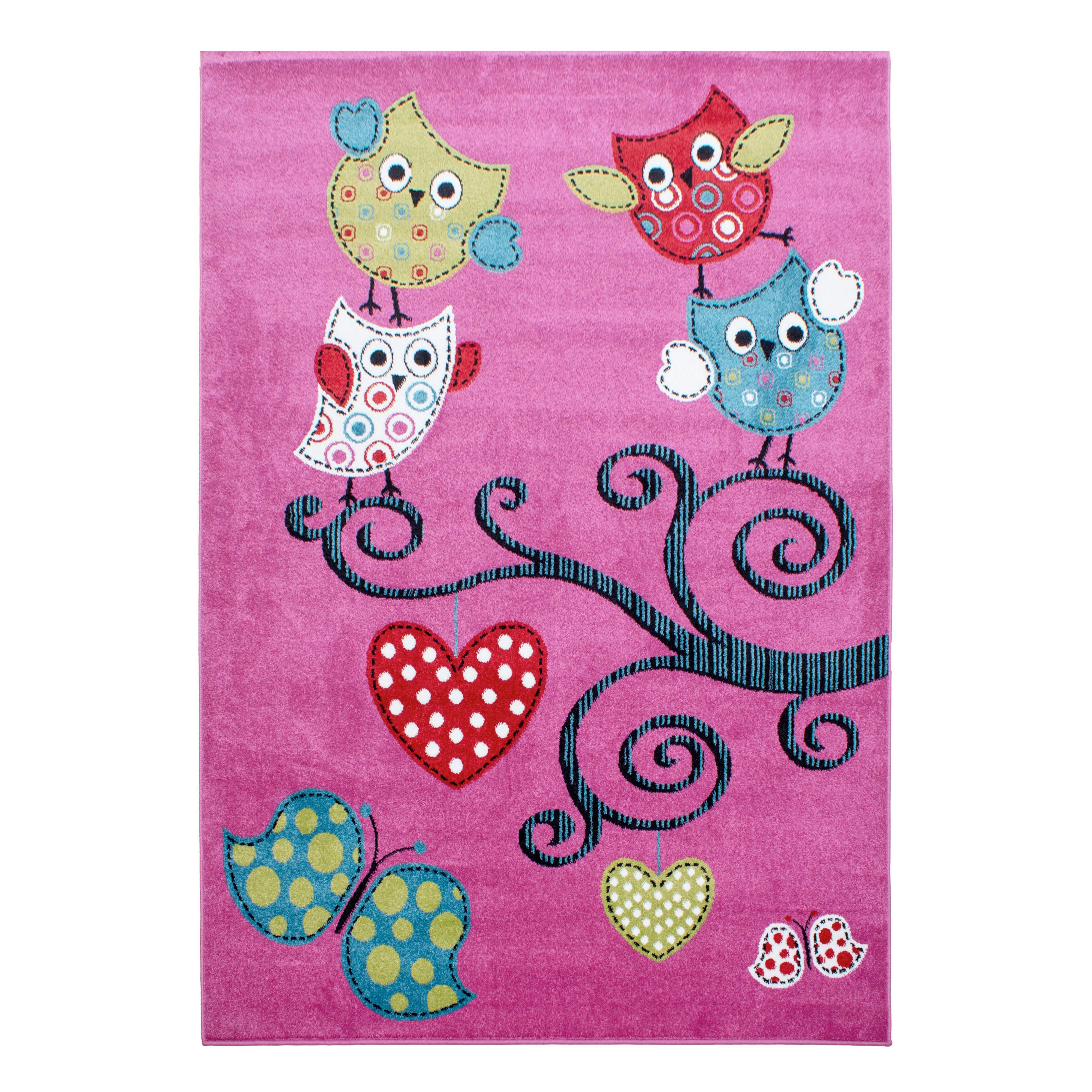 Otroška Preproga Kids, Vijolična, 140x200cm - vijolična, Trend, tekstil (140/200cm) - Ben'n'jen