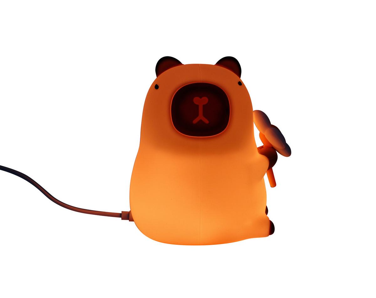 Nachtlicht Capybara Creme max. 2,5 Watt - Creme, MODERN, Kunststoff (9,2/11,1/9,1cm) - Mömax