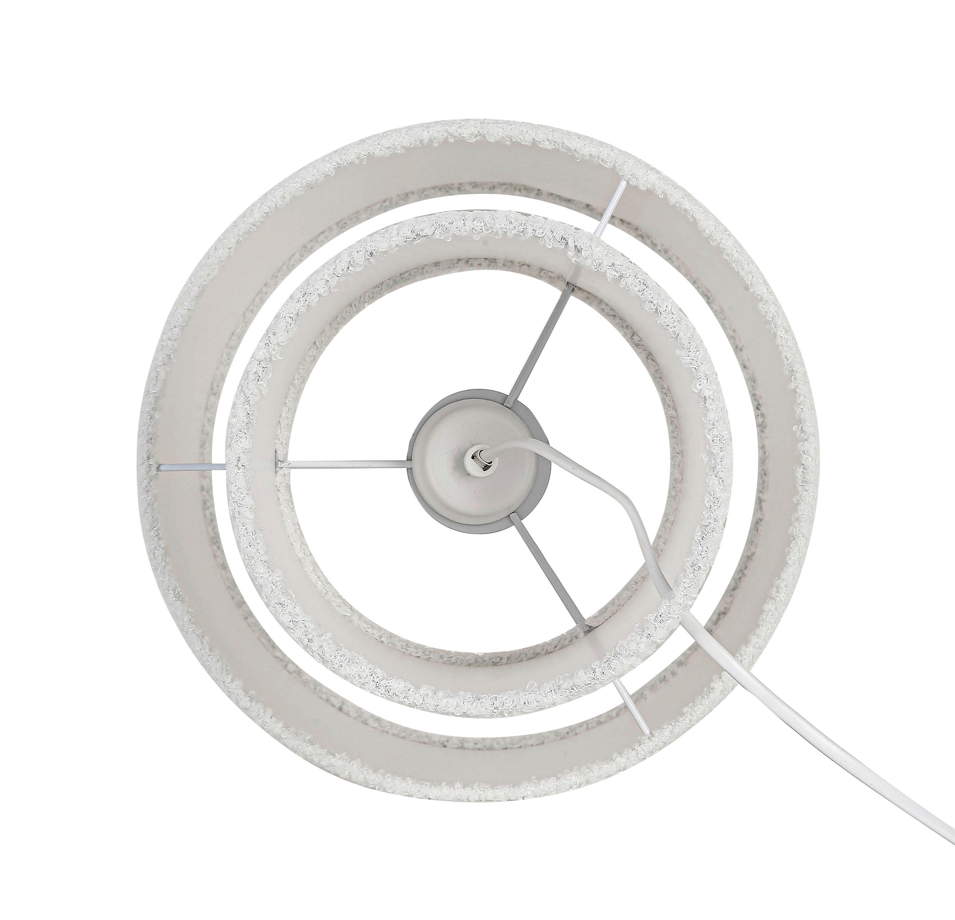 BORDSLAMPA STOFLI - vit/naturfärgad, Modern, metall/textil (28/44cm) - Mömax