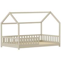 Bodenbett Kids - Beige/Naturfarben, Konventionell, Holz (120/200cm) - Mömax