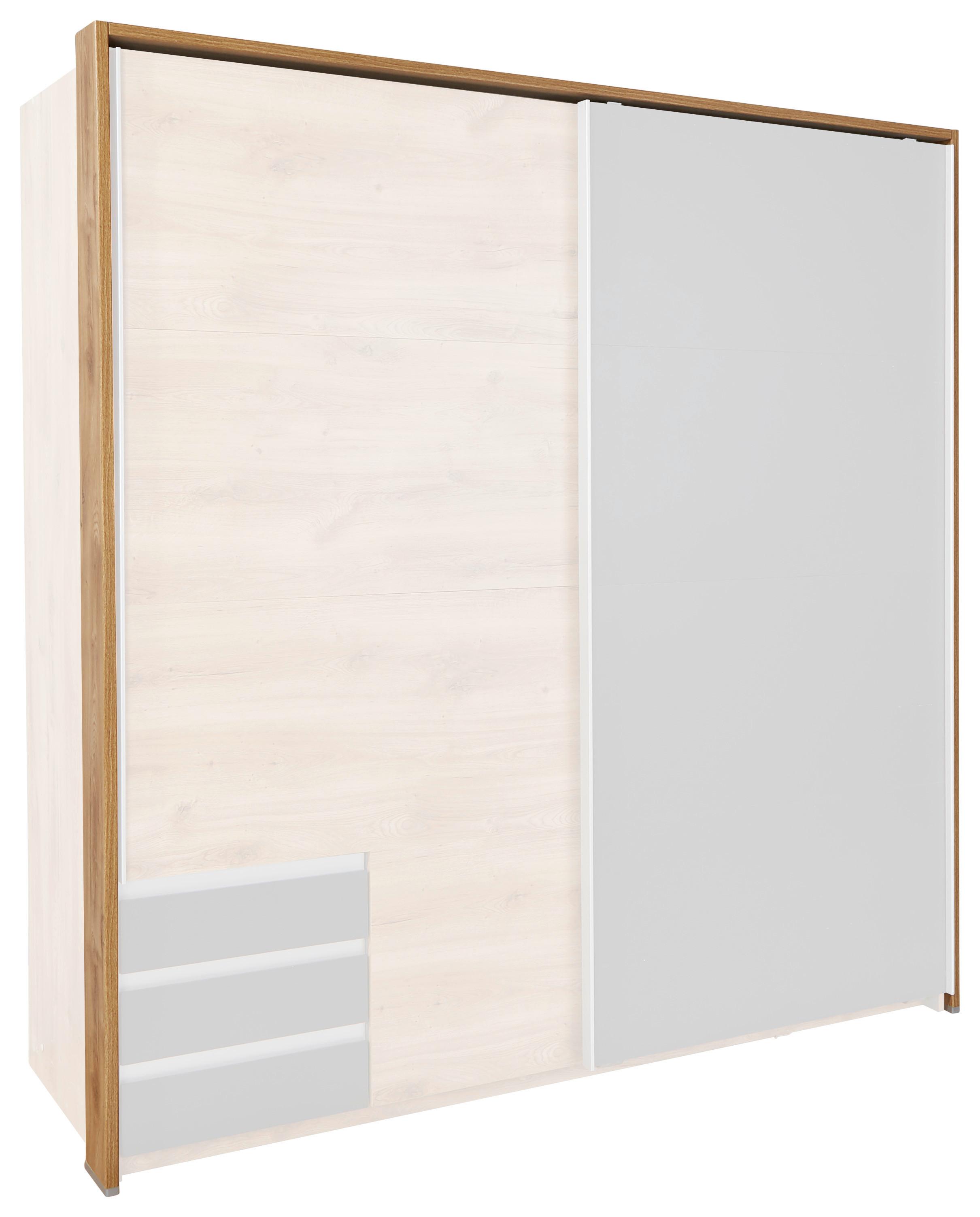 RAMA PENTRU DULAP EMDEN - culoare lemn stejar, Modern, material pe bază de lemn (185/202/12cm)