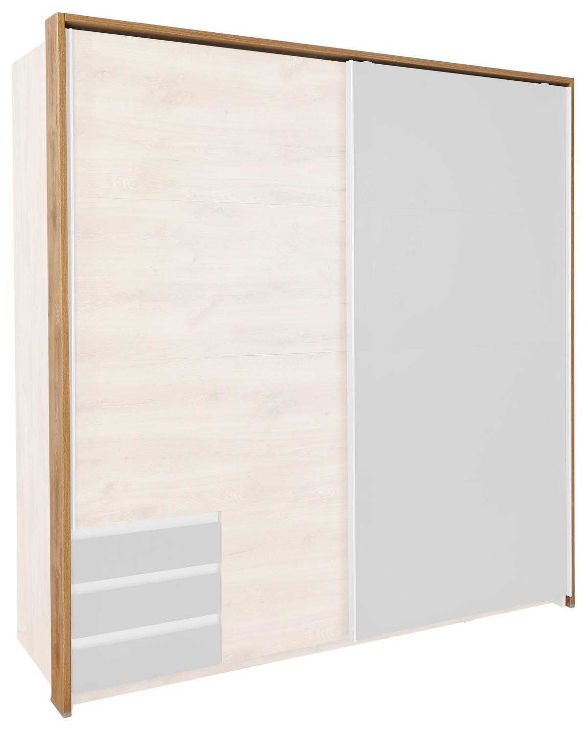 RAMA PENTRU DULAP EMDEN - culoare lemn stejar, Modern, material pe bază de lemn (185/202/12cm)