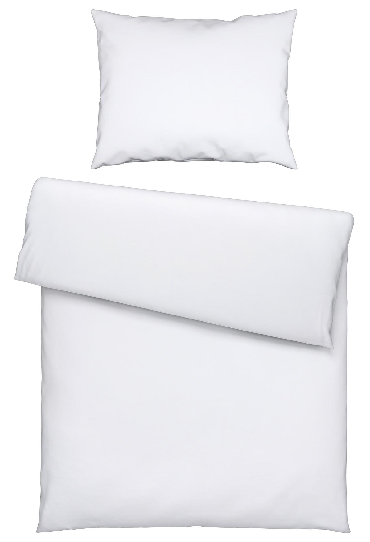 BETTWÄSCHESET ILVY - Weiss, Modern, Textil (160/210cm) - Modern Living