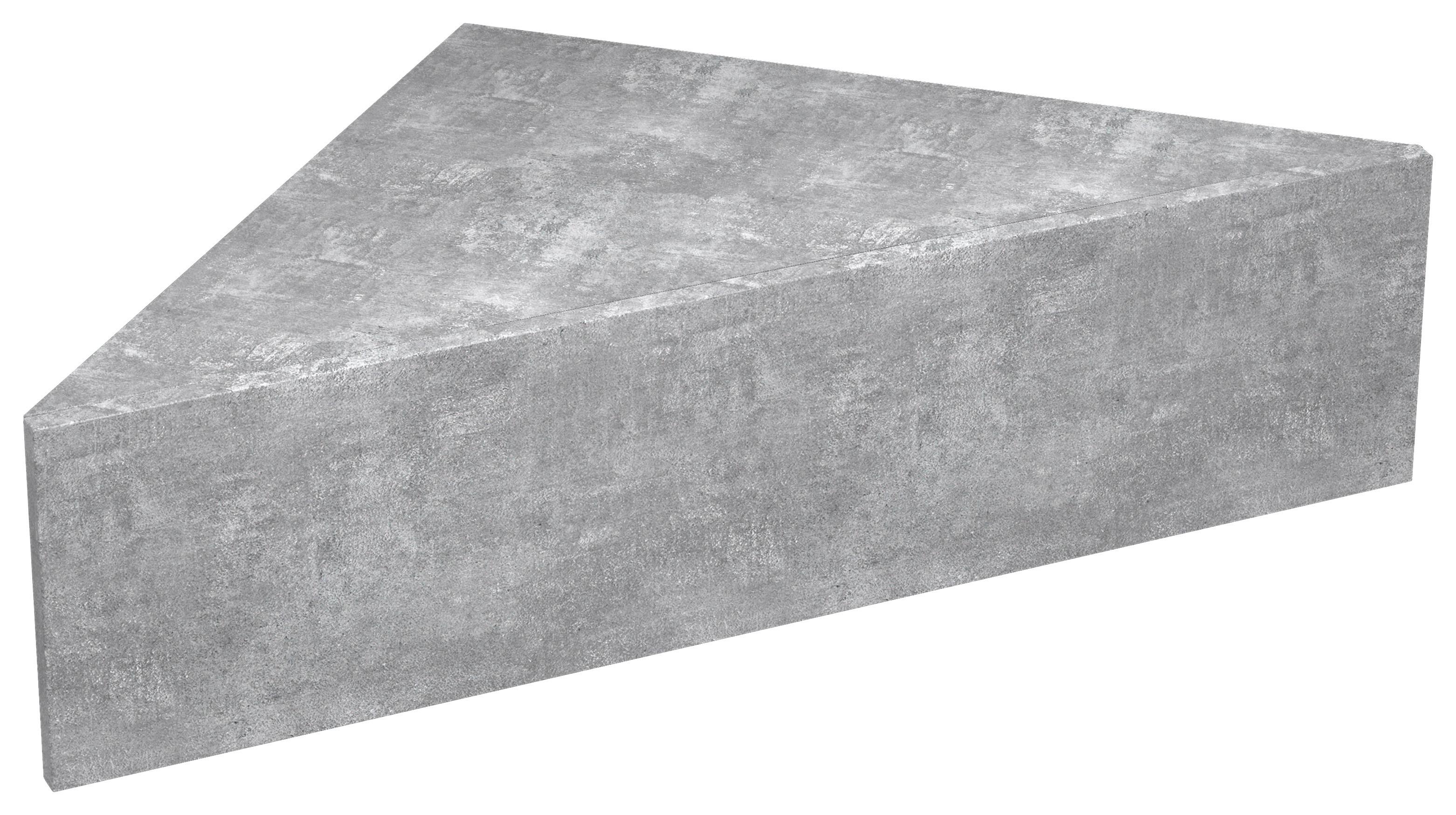 Nočna Omarica Usal S, Siva - siva, Moderno, leseni material (60/15/42,4cm) - MID.YOU