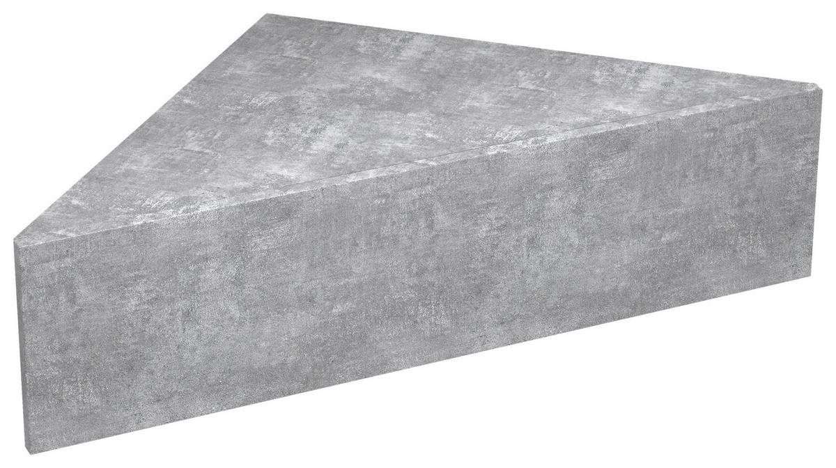 Nočna Omarica Usal S, Siva - siva, Moderno, leseni material (60/15/42,4cm) - MID.YOU