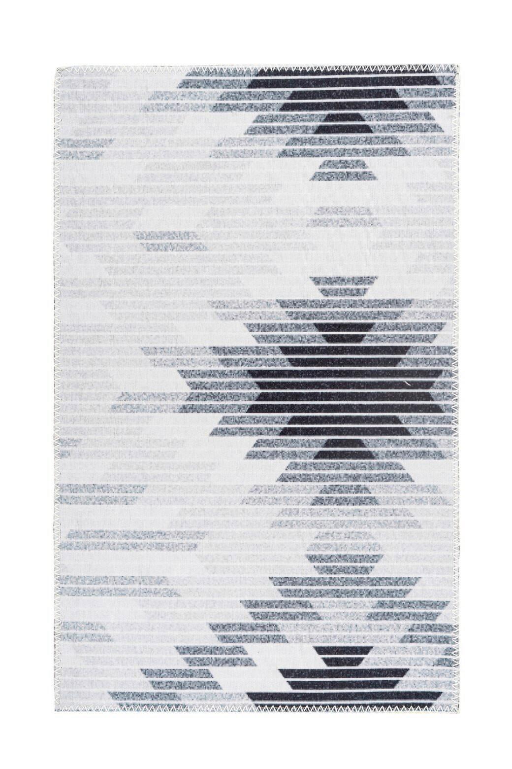 Flachwebeteppich Maya 500 Grau 80cm X 150cm - Grau, Design, Textil (80/150cm) - Kayoom