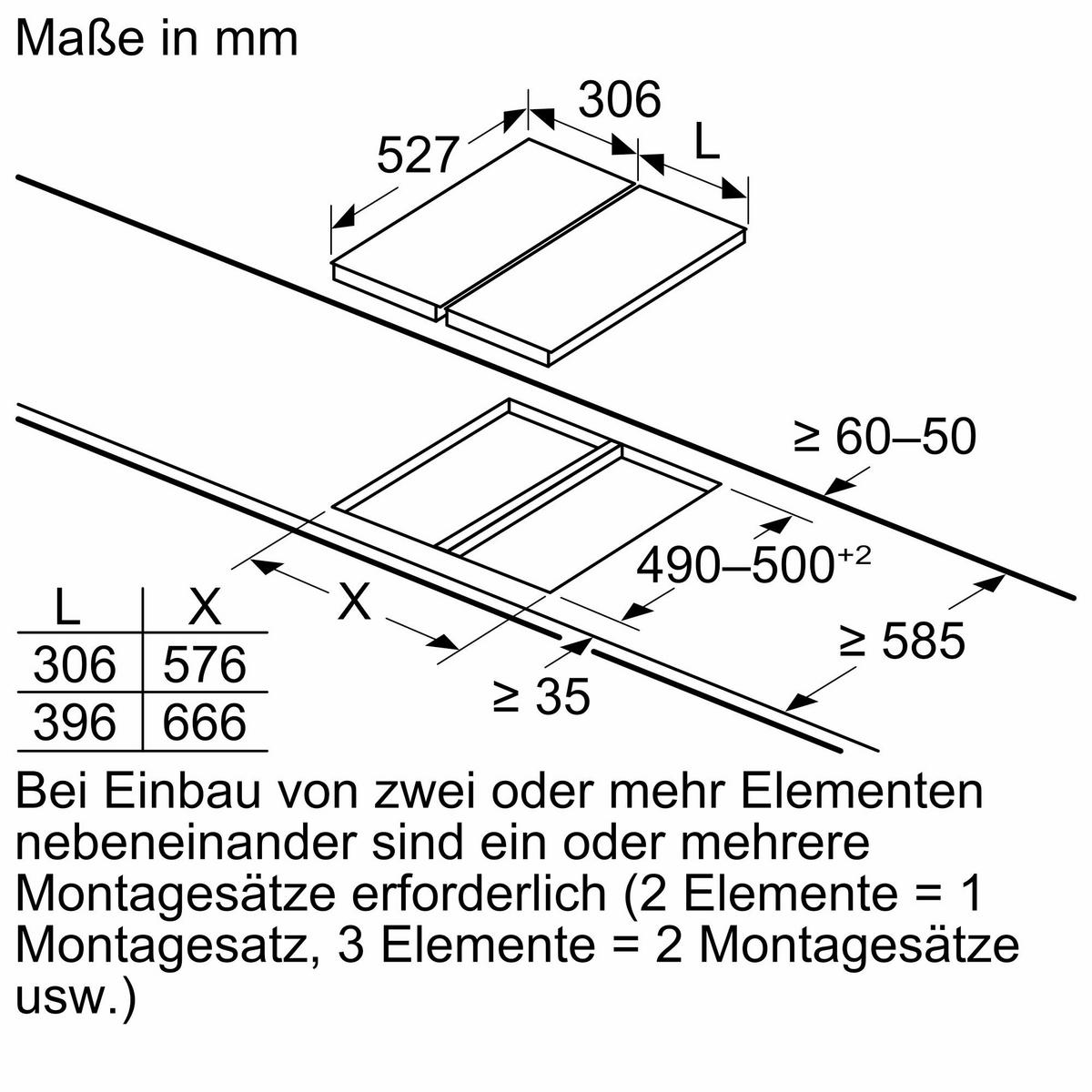 Induktionskochfeld Bosch PIB375FB1E - Schwarz, Glas (30,6/5,1/52,7cm) - Bosch