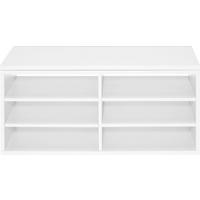 Regaleinsatz Weiss - Weiss, Modern, Holzwerkstoff (76/33,1/36,7cm) - Mömax