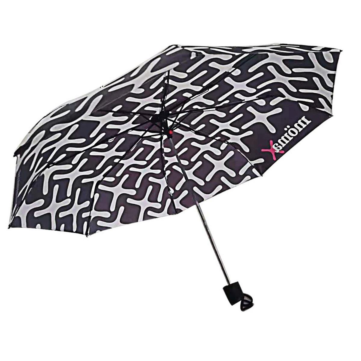Umbrelă Mömax - alb/negru, plastic/metal - Mömax
