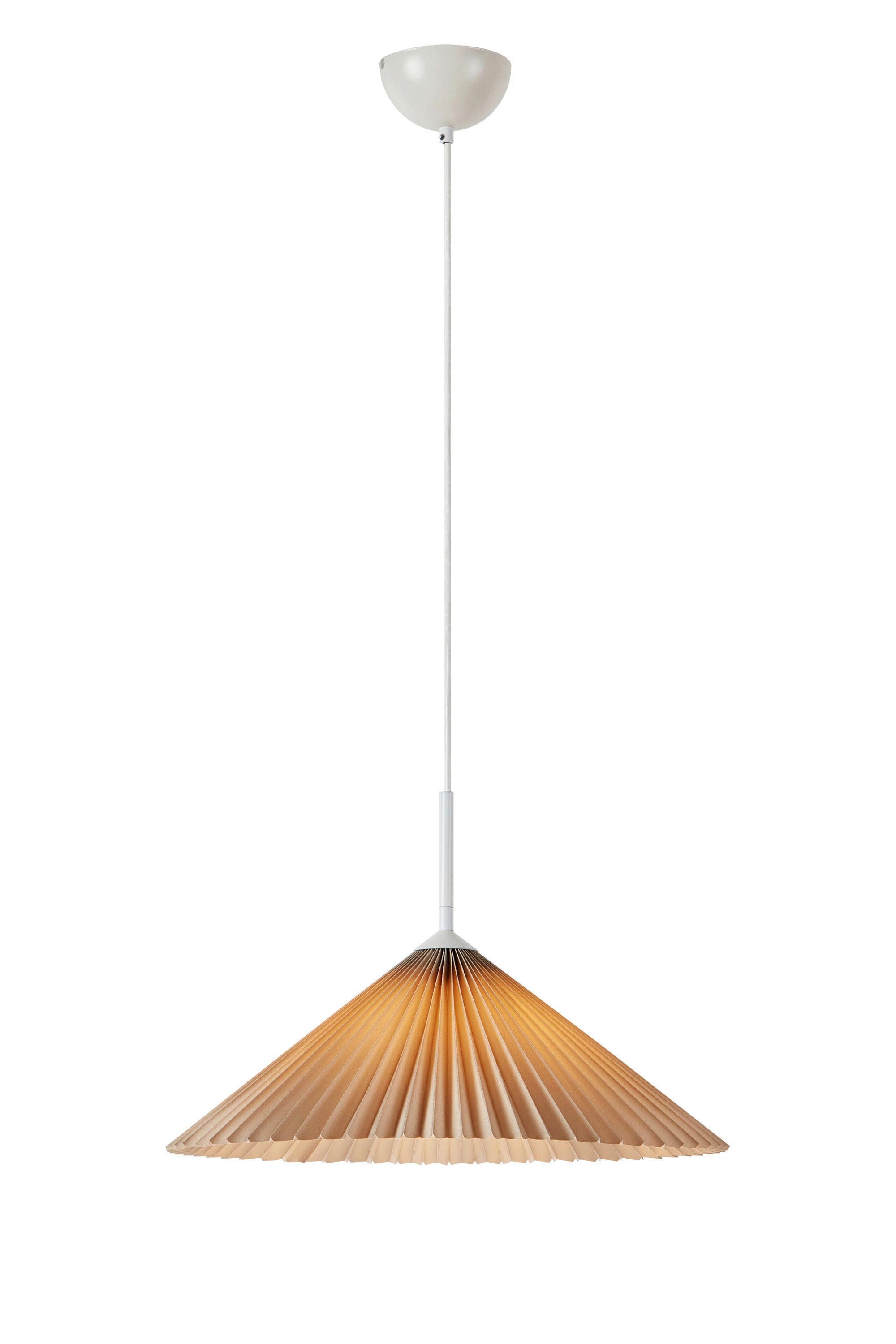 Hängeleuchte Plisado max. 40 Watt - Beige, Basics, Kunststoff/Metall (50/50/30cm) - Markslöjd