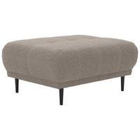 HOKER STARK - czarny/szarobrązowy, Design, tkanina/drewno (93/45/77cm) - Stylife