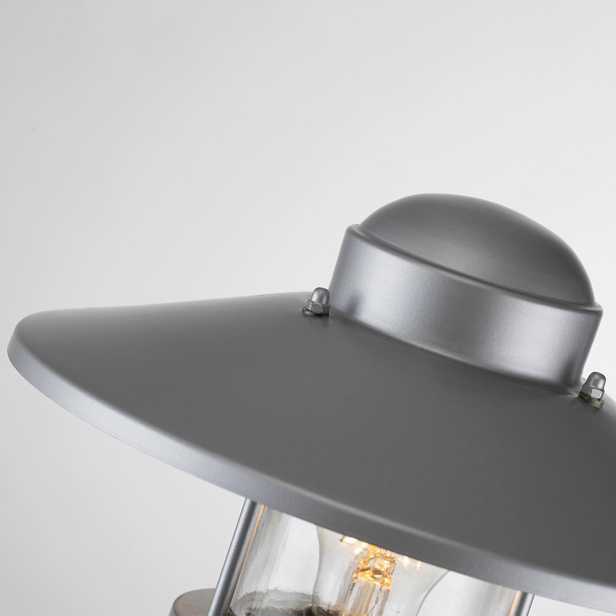 Útjelző Lámpa Klampenborg-Bol-Sil - ezüstszínű, Konventionell, üveg/fém (27.5/101.8cm) - Elstead Lighting