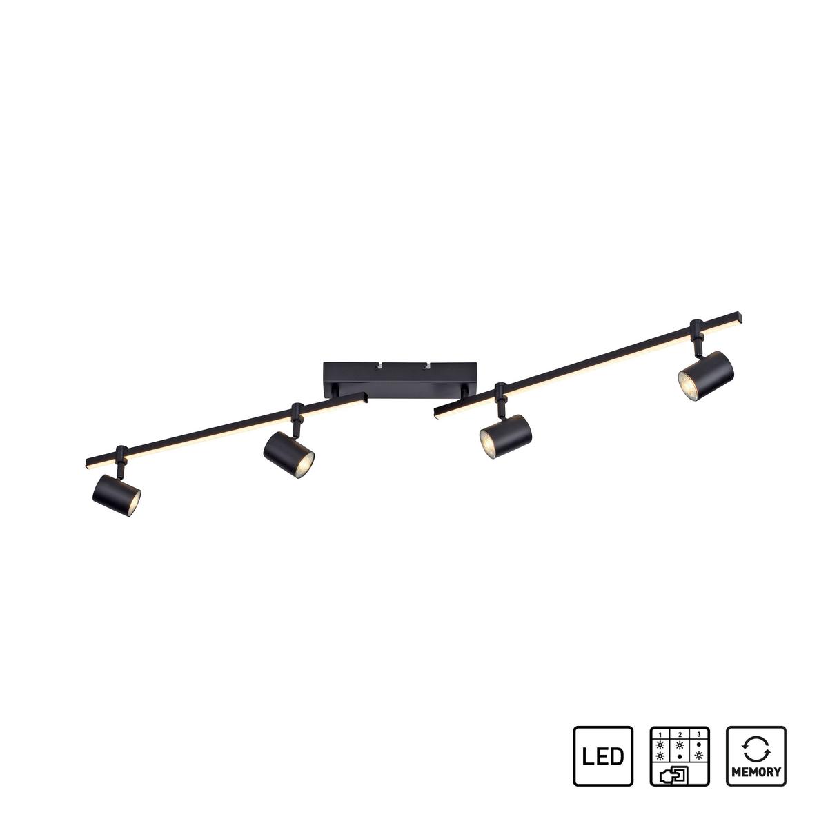 LAMPA REFLEKTOROWA LED 6525-18 BARIK IP20 - Design (120/14/18cm) - Paul Neuhaus