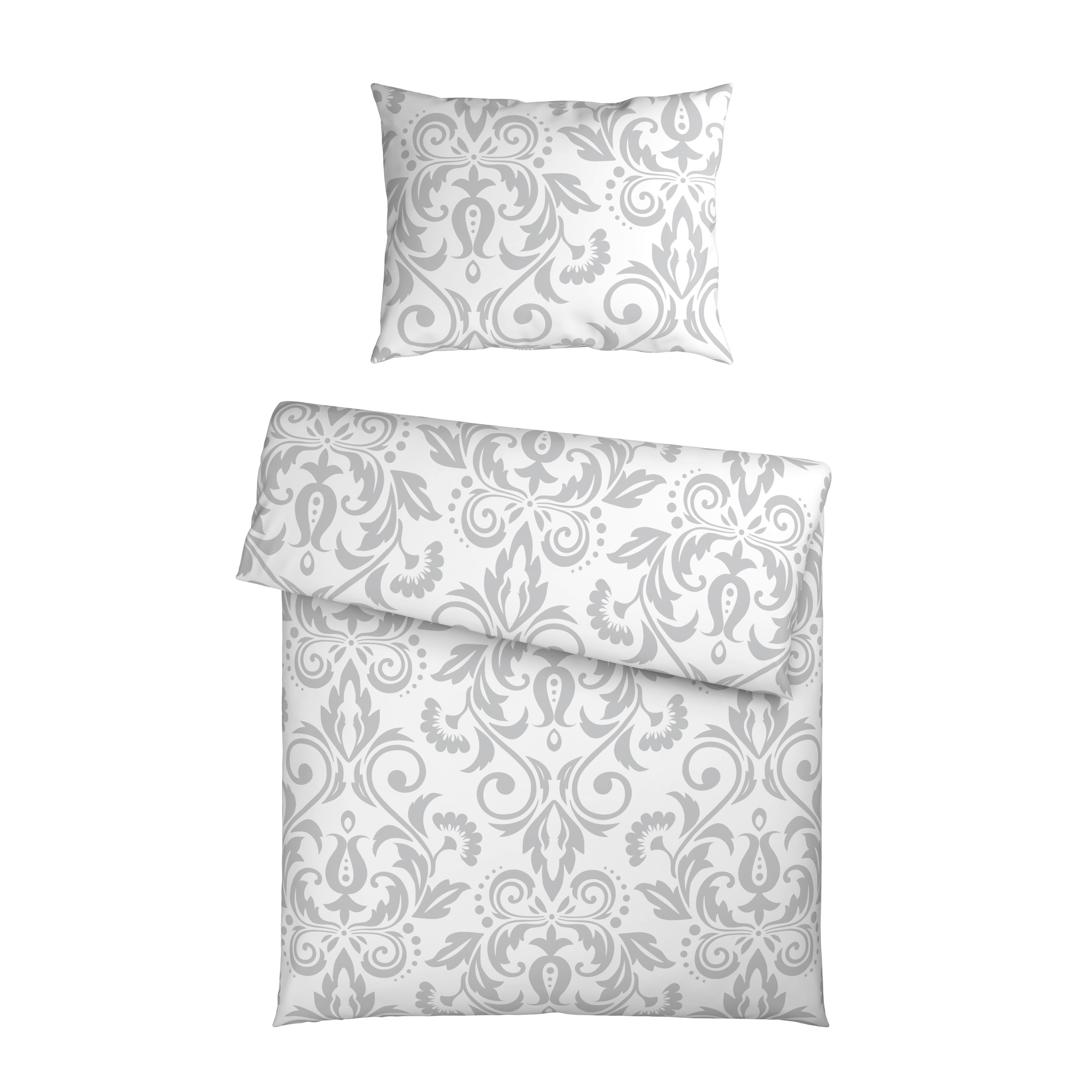 Posteljina Aktion 140x200/60x80cm - svijetlo siva, tekstil (140/200cm) - Mömax