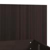 SÄNG DUNA - mörkbrun, Modern, trä (180/200cm) - Bessagi Home