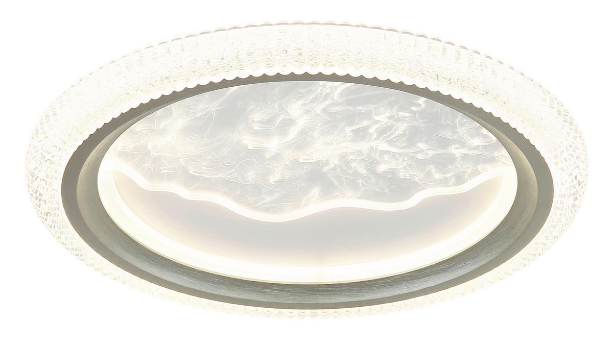 Led-deckenleuchte 48494-28 Odessa - Sandfarben/Klar, Basics, Kunststoff/Metall (39,5/5,5cm) - Globo