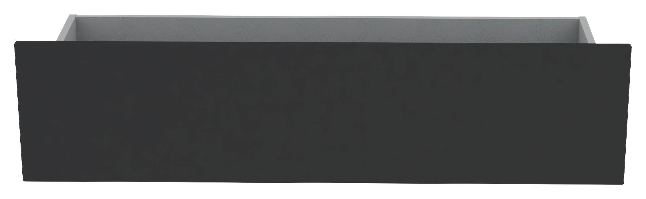 Schublade Unit in Anthrazit - Anthrazit, MODERN, Holzwerkstoff (90,9/21,9/36,6cm) - Based