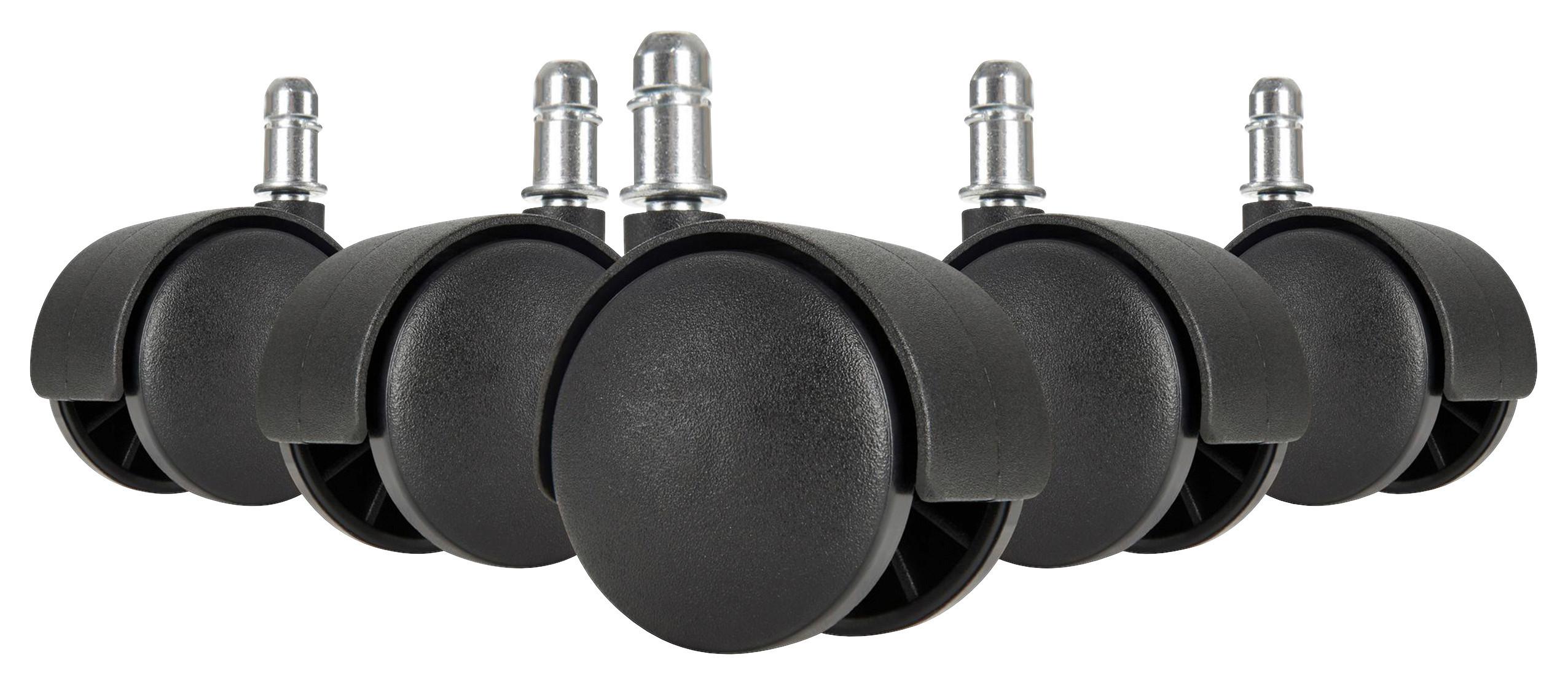 Kolesce Za Vrtljivi Stol Spm1.911 - črna, Basics, umetna masa (5cm) - MID.YOU