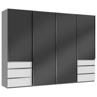 Ormar S Kliznim Vratima Level 36c - bijela/siva, Moderno, drvni materijal (300/216/65cm) - Modern Living