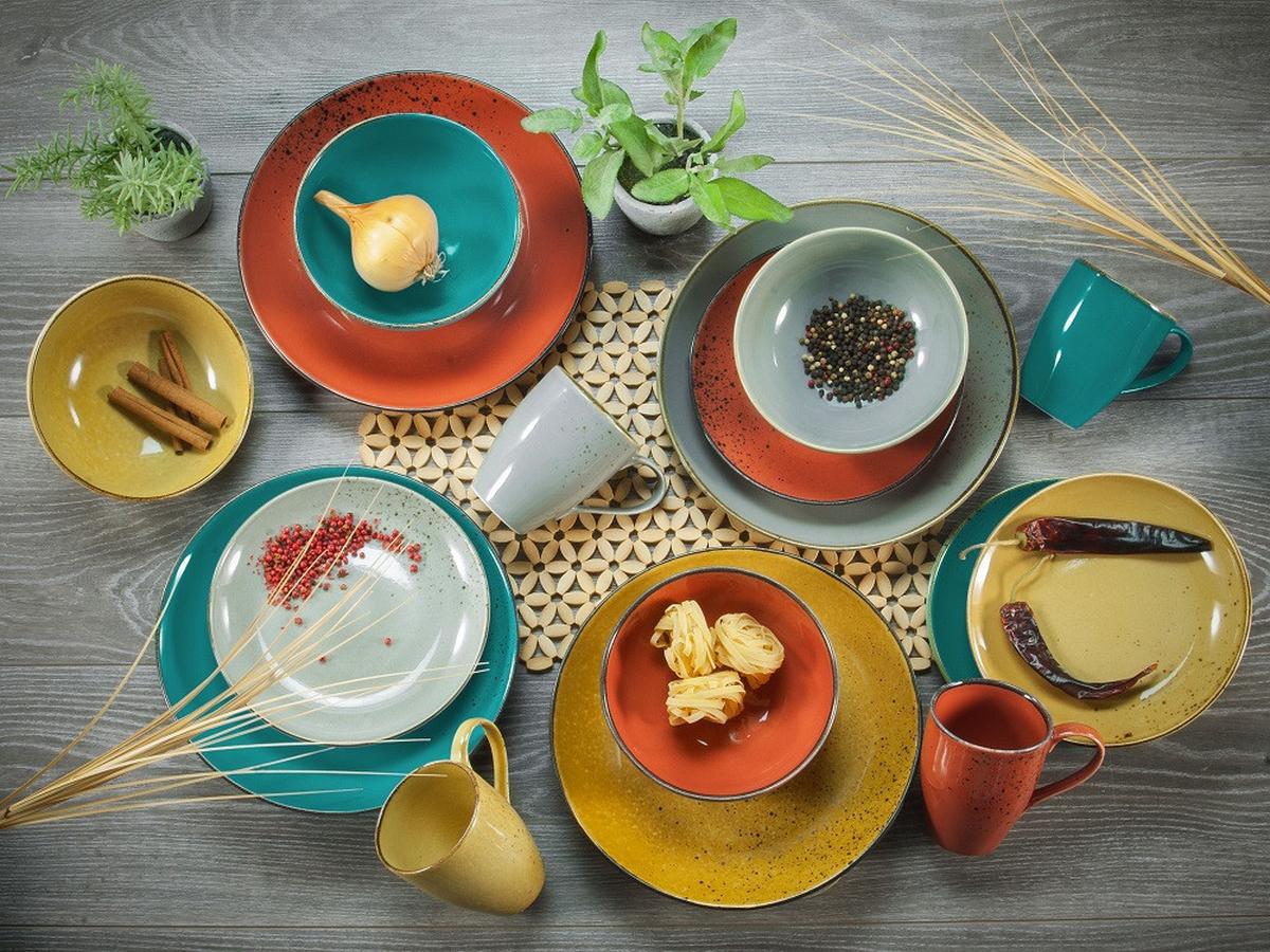 Set Skodelic Curry, 6-Delni - barve karija, Trend, keramika (300ml) - Creatable