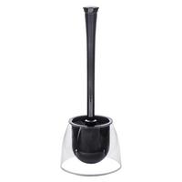 WC-Bürstengarnitur Fiesta in Schwarz - Transparent/Schwarz, Kunststoff (14,5/37cm) - Mömax