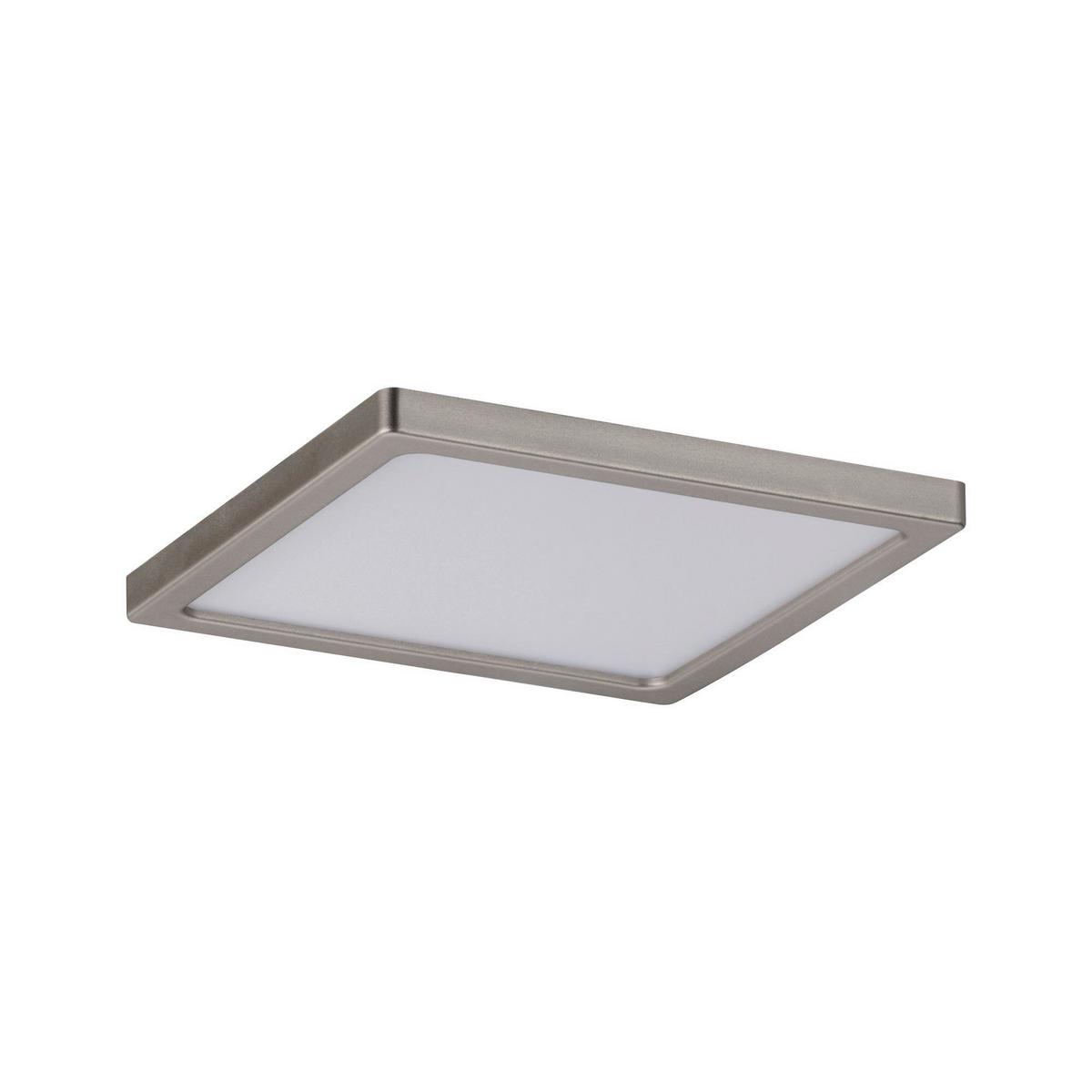 LED-Paneel Panel Areo dimmable in Nickelfarben max. 8 Watt - Nickelfarben, Basics, Kunststoff (12/12/1cm) - Paulmann