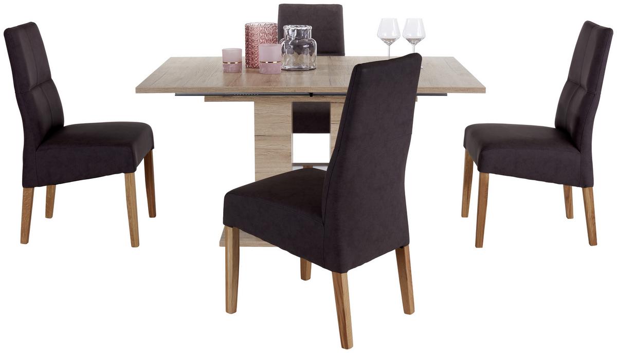 Raztegljiva Miza Helena, Barva Hrasta, 140-220 X 90 Cm - barve hrasta, Konvencionalno, leseni material (140-220/76/90cm) - Mömax